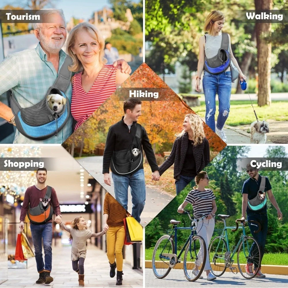 YUDODO Pet Sling Carrier for Small Dogs & Cats